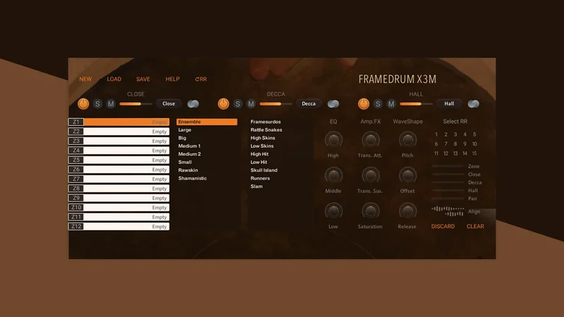 Strezov Sampling Frame Drum X3M interface