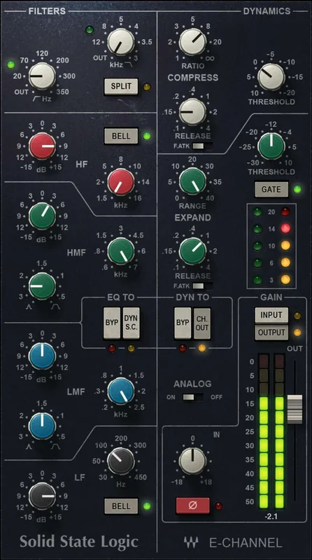 Waves SSL E-Channel interface