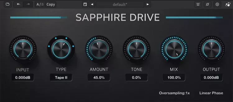 Three-Body Technology Sapphire Drive interface