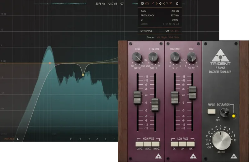 Softube Equalizers & Trident A-range Bundle interface