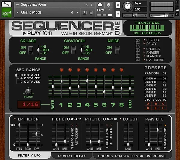 Loot Audio Sequencer One interface