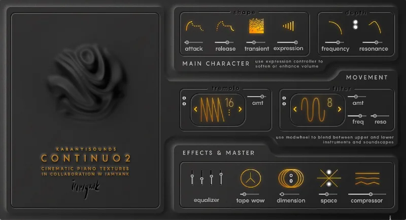 Karanyi Sounds Continuo 2 interface