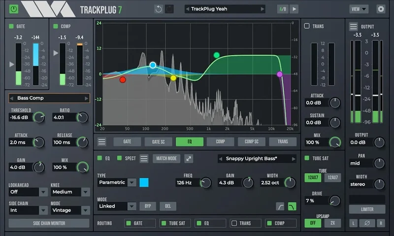 Wave Arts TrackPlug 7 interface