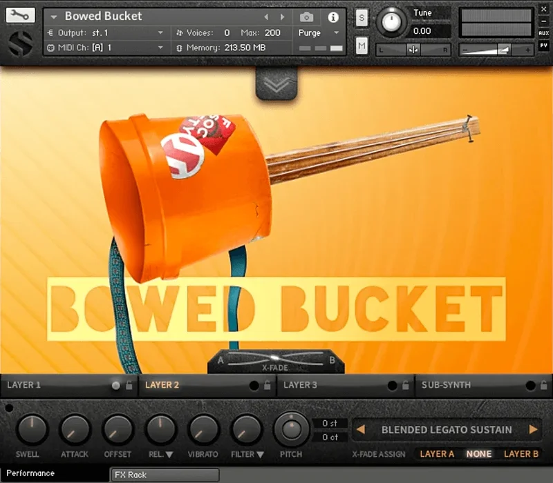 Soundiron Bowed Bucket interface
