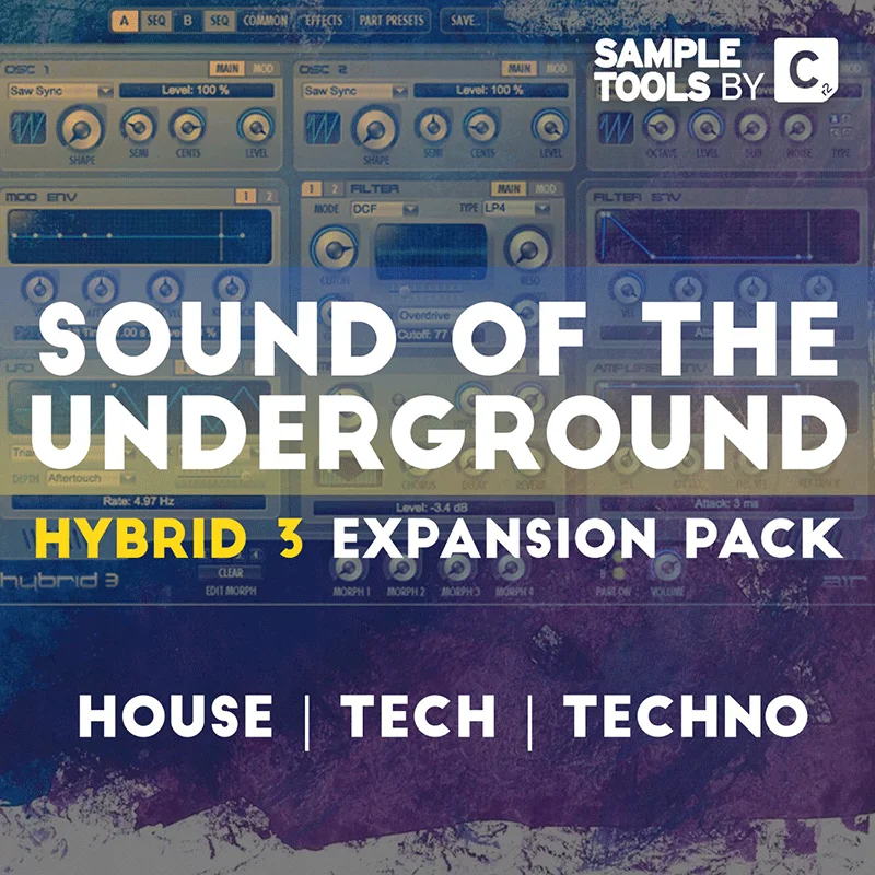 AIR Music Technology Hybrid 3 Expansion: Sound Of The Underground interface