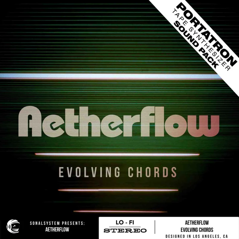 Robotic Bean Portatron Preset Pack: AetherFlow – Evolving Chords interface