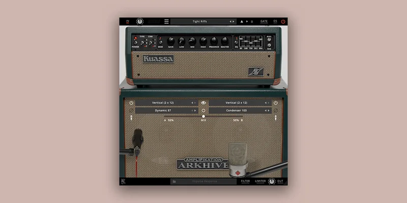 Kuassa Amplifikation ARKHIVE interface