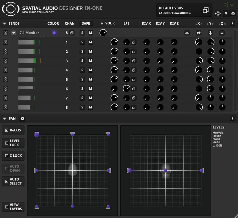 New Audio Technology Spatial Audio Designer In One interface