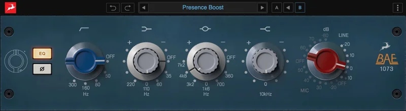 Antelope Audio BAE-1073 interface