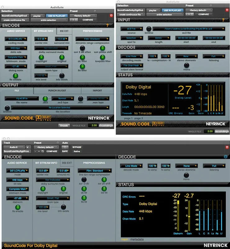 Neyrinck SoundCode For Dolby Digital 2 Upgrade from Dolby Digital interface