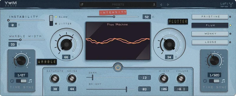 Yum Audio LoFi Flux Machine interface
