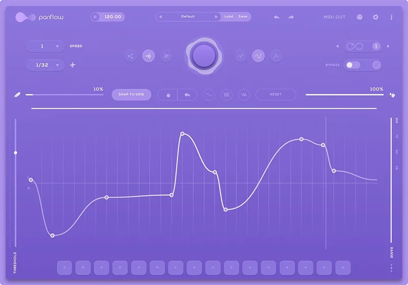 Audiomodern Panflow interface