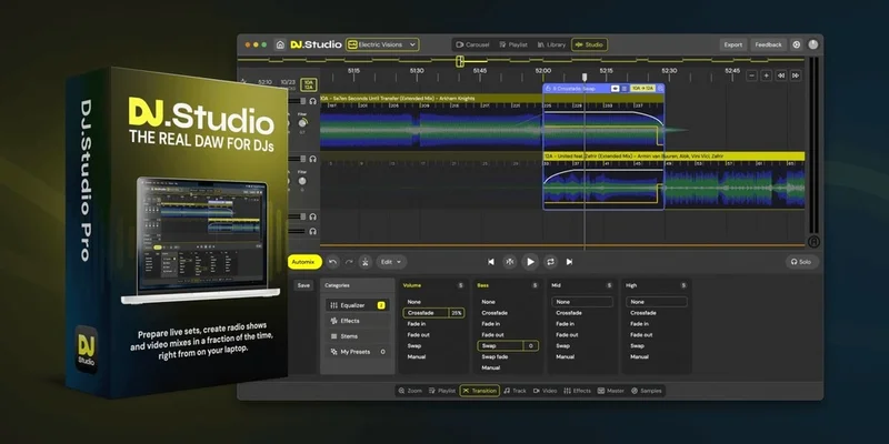DJ.Studio DJ.STUDIO Pro Edition + FREE FX Pack interface
