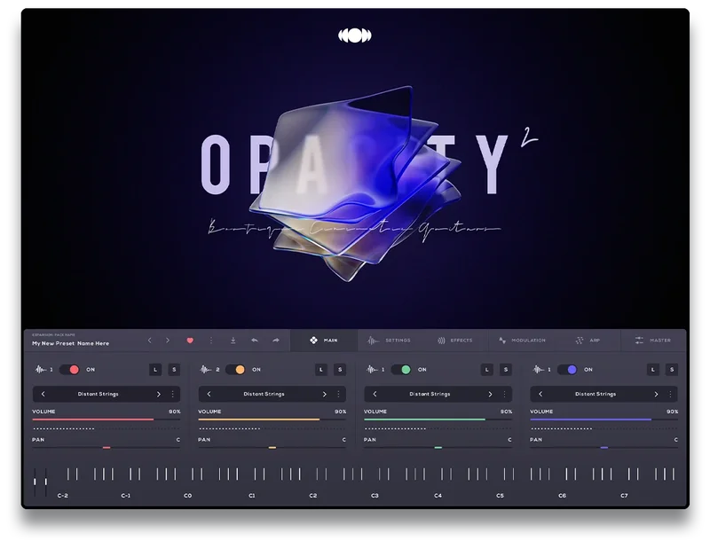 Audiomodern Opacity 2: Soundbox Instrument interface