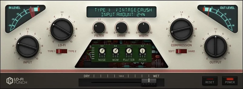 IK Multimedia LO-FI Punch interface