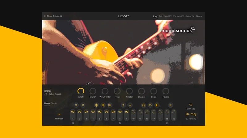 Image Sounds Blues Guitars interface