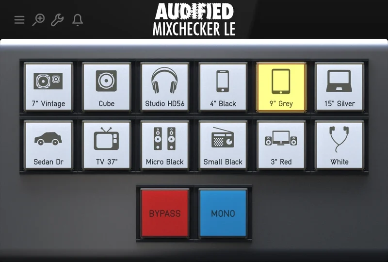 Audified MixChecker interface