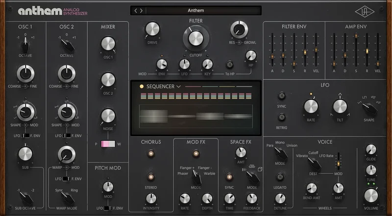 Universal Audio UAD Anthem interface