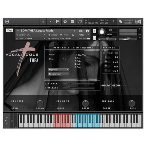 Bela D Media Vocal Tools Thea interface