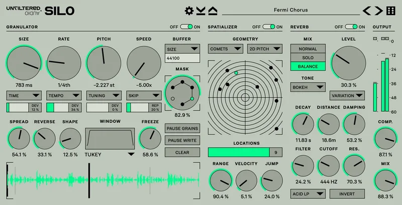 Unfiltered Audio SILO interface