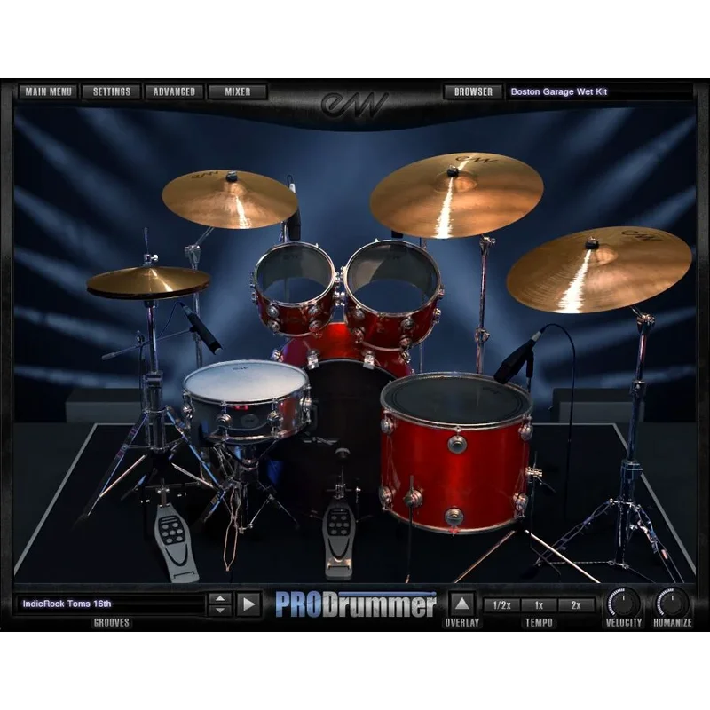 EastWest PRODRUMMER 1 & 2 Joe Chiccarelli & Mike Stent interface