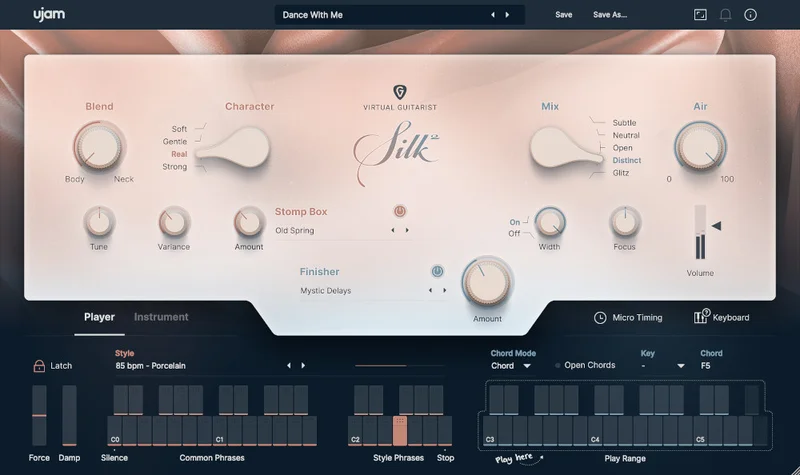 UJAM SILK 2 Loyalty Upgrade from any paid UJAM product interface