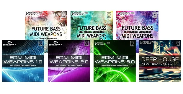 Resonance Sound MIDI Weapons Bundle interface
