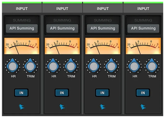 Universal Audio API Summing interface