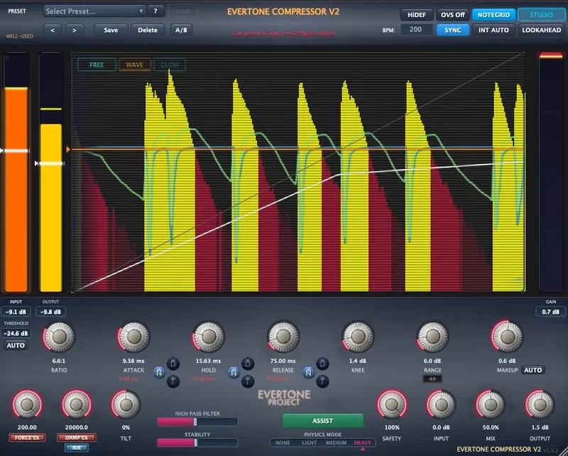 Evertone Project Evertone Compressor v2 Upgrade from v1 interface