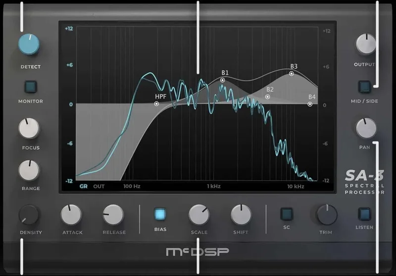 McDSP SA-3 Spectral Processor Native v7 interface