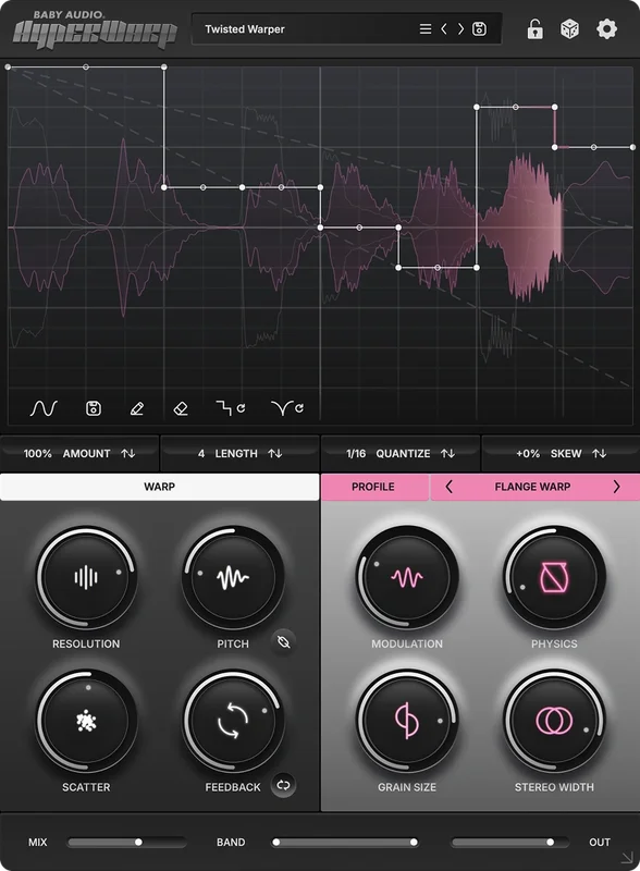 Baby Audio HyperWarp interface