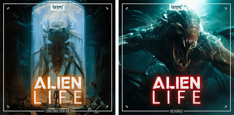 BOOM Library Alien Life interface