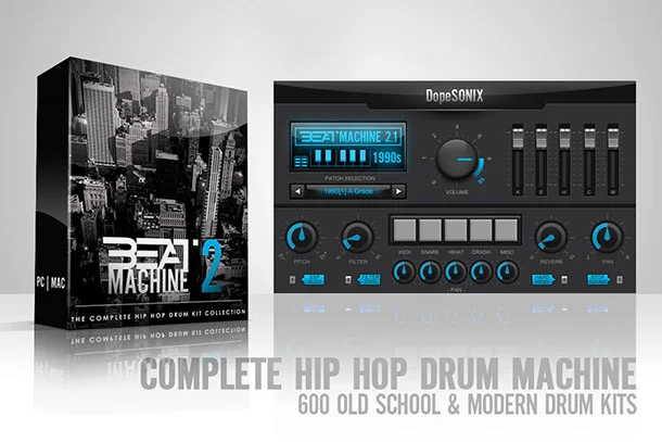 DopeSONIX Beat Machine 2 Upgrade from Beat Machine 1 interface