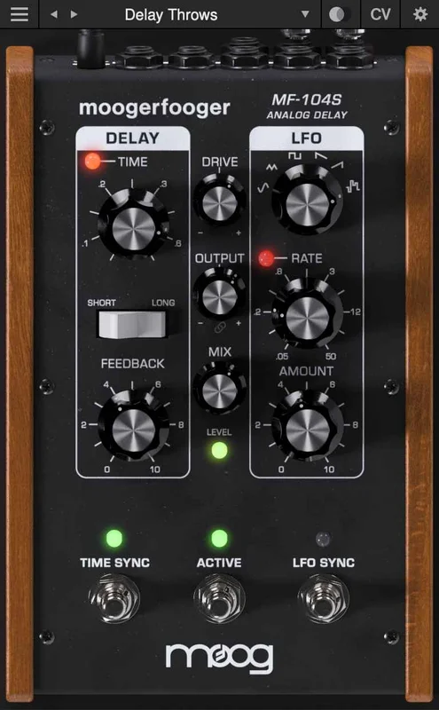 Moog Moogerfooger MF-104S Analog Delay interface
