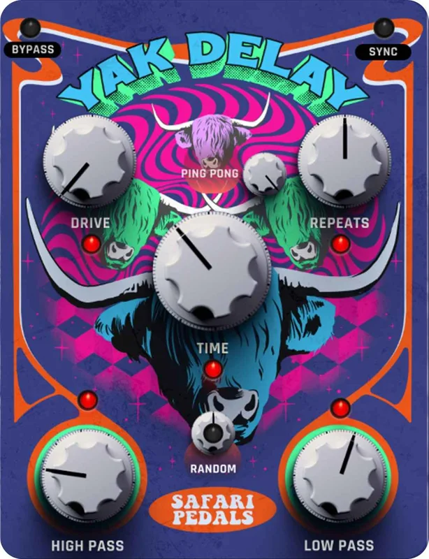 Safari Pedals Yak Delay interface