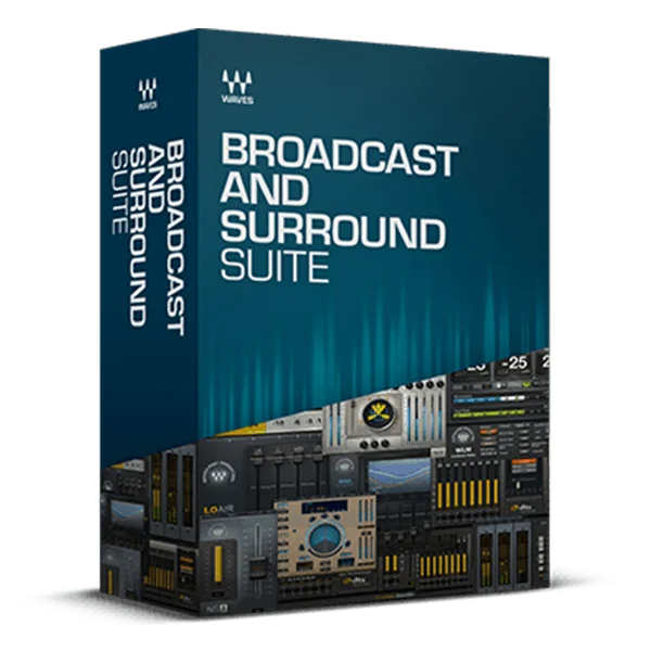 Waves Broadcast and Surround Suite interface