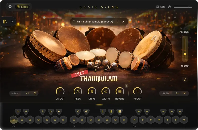 Pitch Innovations Sonic Atlas Expansion: Thambolam Kit interface