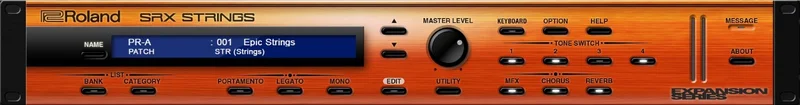 Roland SRX STRINGS interface