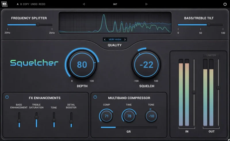 W.A. Production Squelcher interface