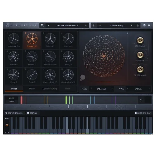 Infinitone Music Infinitone 2 interface