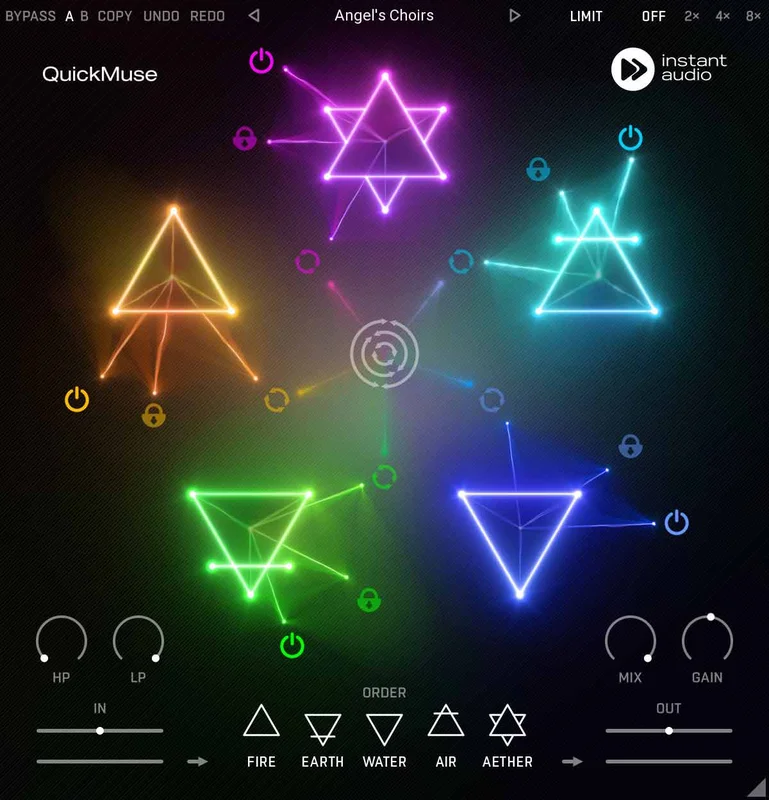 United Plugins QuickMuse interface