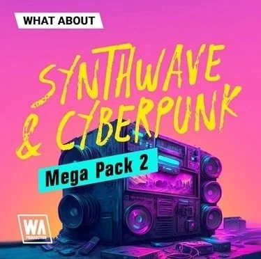 W. A. Production Synthwave & Cyberpunk Mega Pack 2 interface