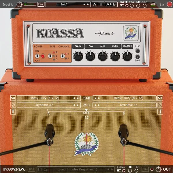 Kuassa Amplifikation Clarent interface