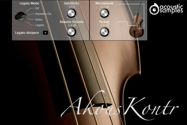 Acousticsamples AkousKontr interface