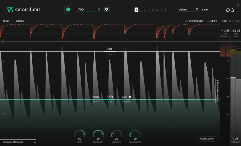 sonible smart:limit + 1 FREE sonible Product interface