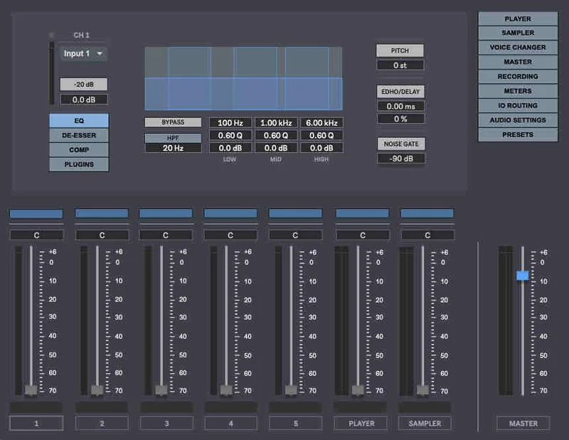 Digital Brain Instruments Podcaster interface