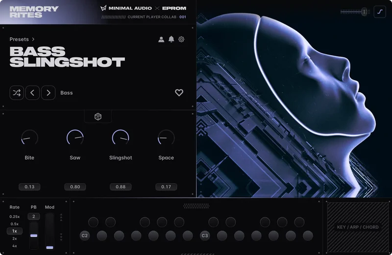 Minimal Audio Memory Rites interface