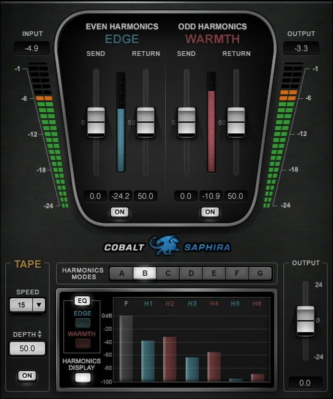 Waves Cobalt Saphira interface