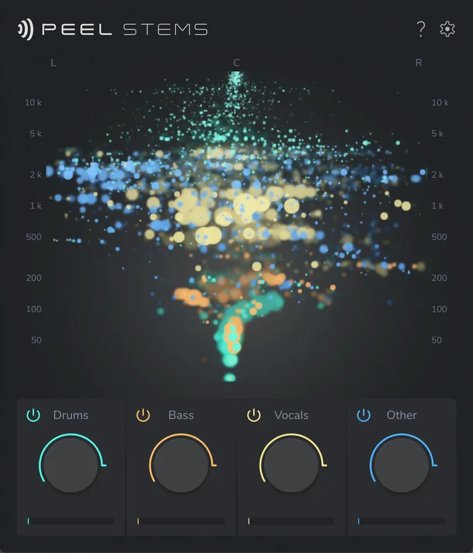 zplane PEEL STEMS 2 interface