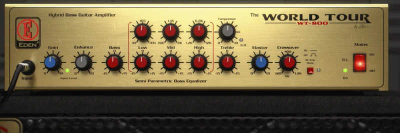 Softube Eden WT800 interface